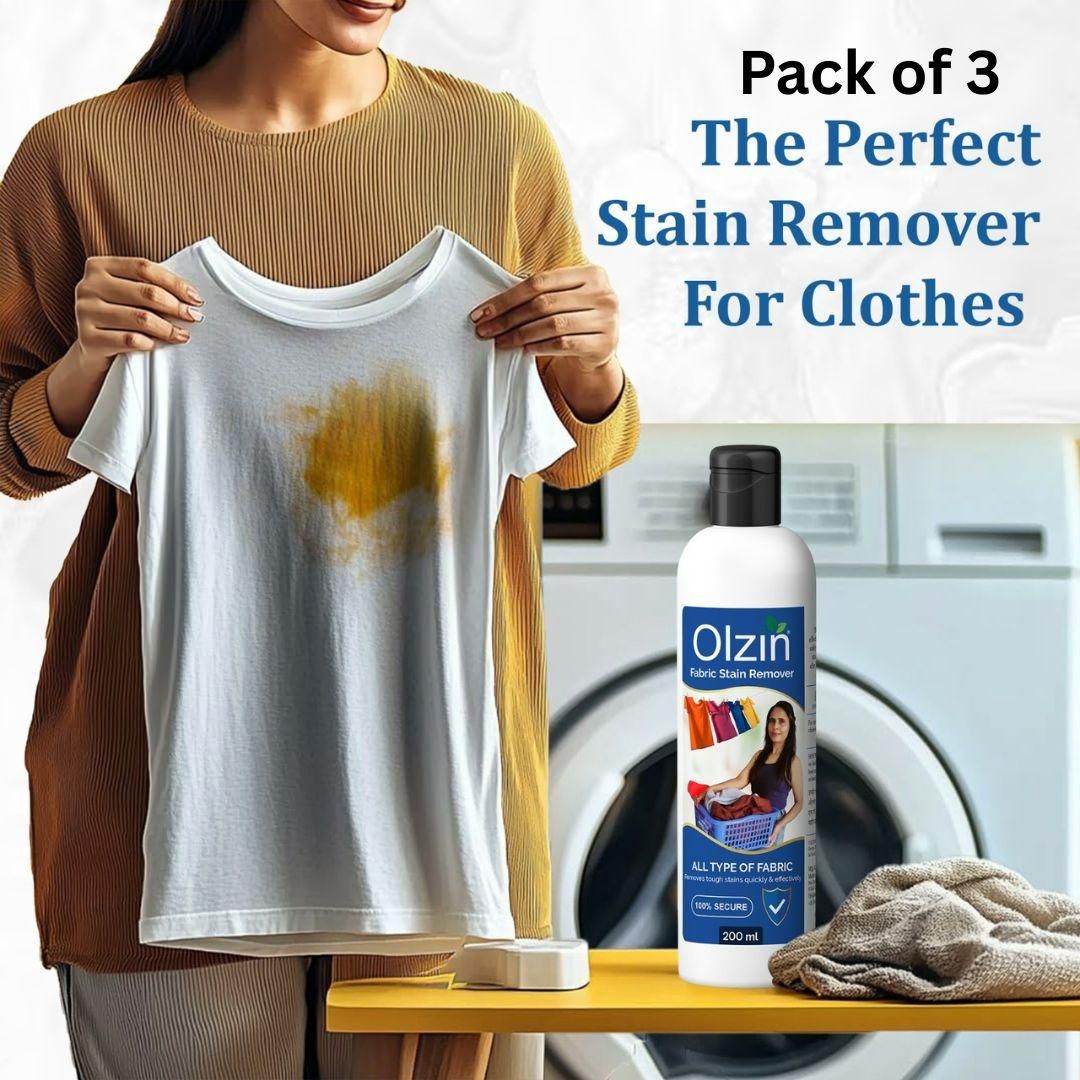 Fabric Stain Remover 200ml each Pack of 3